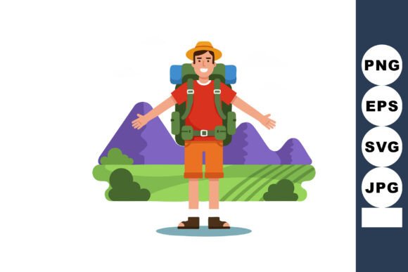 Male Backpacker Embroidery Design Review