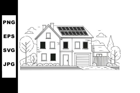Modern House with Solar Panels and Garag Review