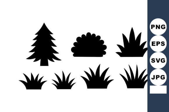 Various Black Silhouette Tree and Bush S Review